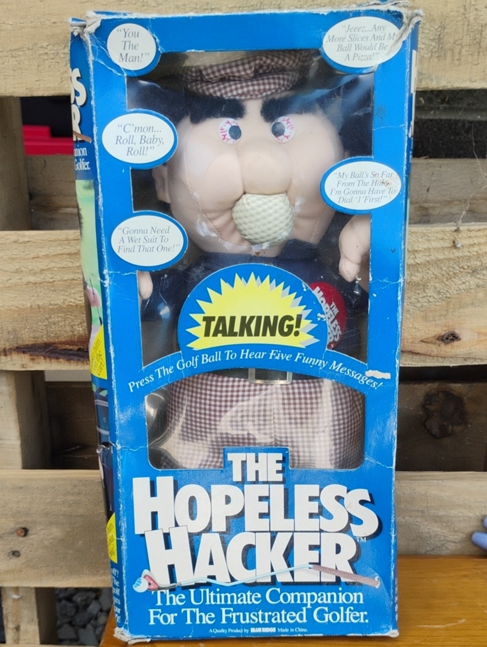 (X-86) The Hopeless Hacker Talking Golf Toy